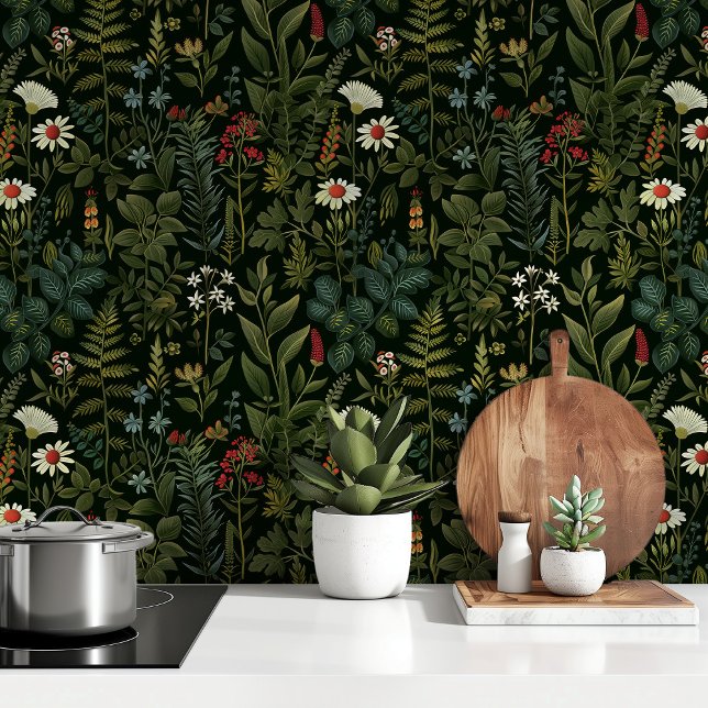 Papier Peint Jardin botanique de minuit (Créateur téléchargé)