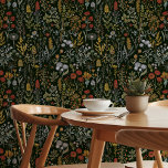 Papier Peint Jardin de prairie enchanté<br><div class="desc">Élevez votre décor de maison avec le papier peint "Enchanted Meadow Garden", avec un choix exquis de fleurs sauvages et de feuillage dans un mélange harmonieux de teintes naturelles. Ce design complexe présente des illustrations botaniques délicates dans les tons vert, jaune, orange et blanc contre un riche et profond arrière...</div>