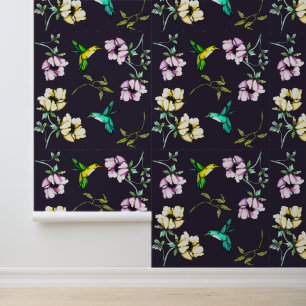 Papier Peint Jardin des cottages des colibris