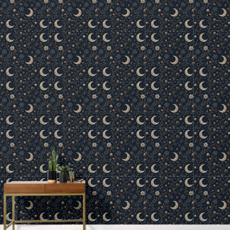 Papier Peint Jardin Lunaire Céleste