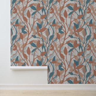 Papier Peint Jardin Sauvage Brume Botanique Feuillage des Couch