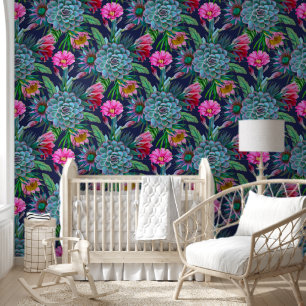 Papier Peint Jardin Tropical de Succulentes