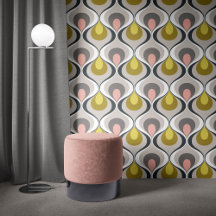 Jaune Moutarde Rose Gris Beige Humeur Rétro
