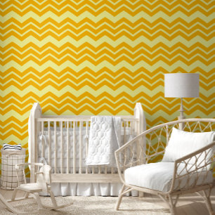 Papier Peint Jaune Zigzag Chevron Motif Design Fond d'écran