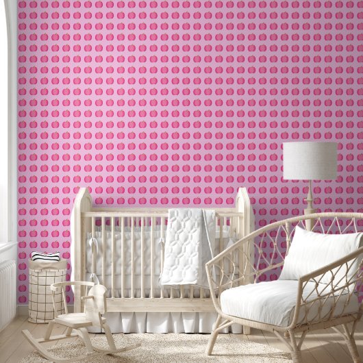Papier Peint Joli Citrouille de fille rose bébé (Enfants)