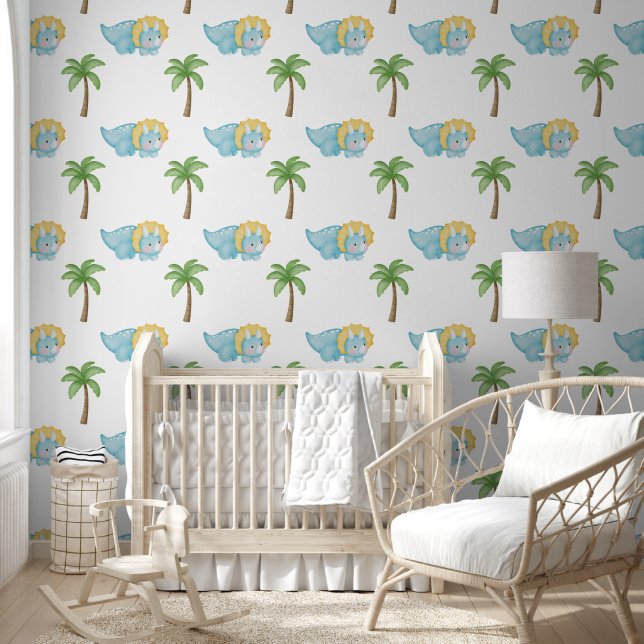 Papier Peint Joli Dinosaure de Rêve (Enfants)