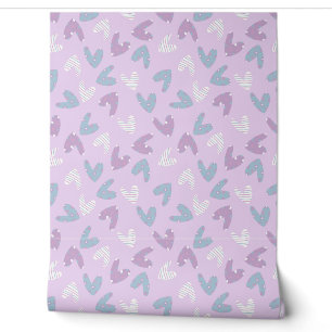 Papier Peint joli motif de cœur