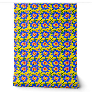Papier Peint Joli Motif de fleurs Abstraites