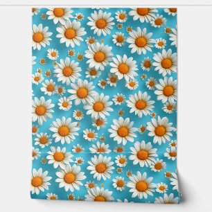 Papier Peint Jolies fleurs blanches
