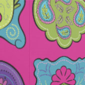 Papier Peint Joyau Whimsical Tons main dessiné Boho rose foncé (Couture)