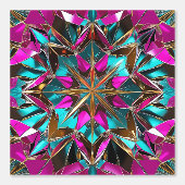Papier Peint Kaleidoscope étincelant Disco Peel and Stick (Recto)
