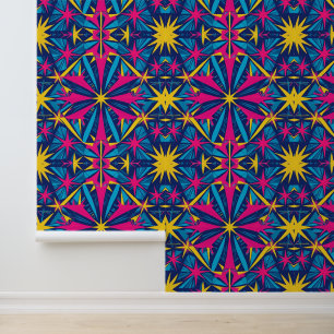 Papier Peint Kaleidoscope Psychédélique Peel et Bâton