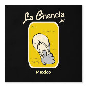 Papier Peint La Chancla jaune (Recto)