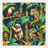 Papier Peint La forêt amazonienne crée Peel and Stick (Recto)