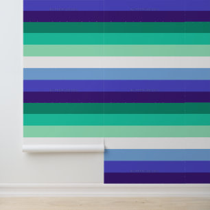 Papier Peint La palette de drapeau des hommes gays trans-inclus