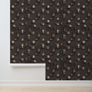 Papier Peint Labyrinthe Moderne (Métallique) Luxe