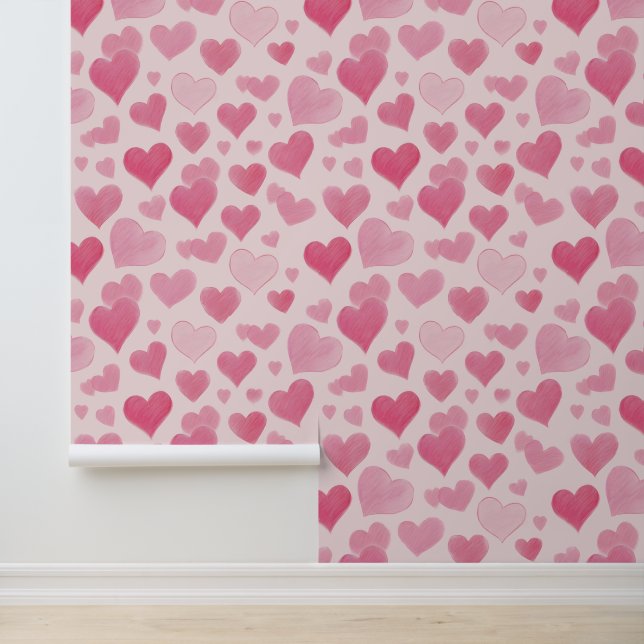 Papier Peint L'amour rose (Application)