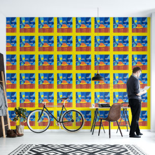 Papier Peint L'art de l'escargot souriante par les enfants