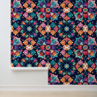 L'art populaire floral coloré Mandala en bohème