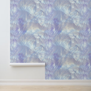 Papier Peint Lavande blanche violet Abstrait