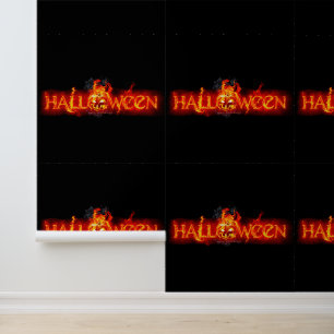 Papier Peint Le lettrage de SlipperyJoe's Halloween massif en f