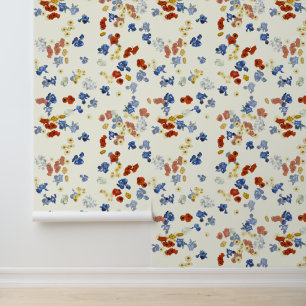 Papier Peint Le pavot de Van Gogh et les fleurs d'Iris