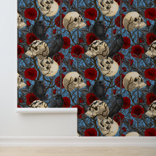 Papier Peint Le secret de Raven. Illustration gothique sombre e