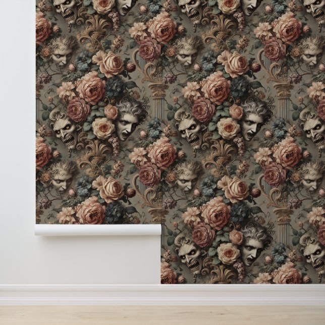 Papier Peint Le Velvet Crash - Gothique Victorien Design (Application)