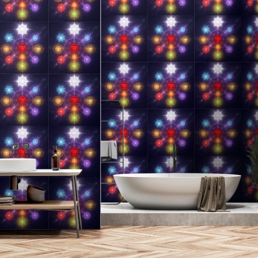 Papier Peint Les 7 Chakras´3 (Salle de bain)