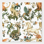 Papier Peint Les animaux mythiques Créatures forestières (Recto)