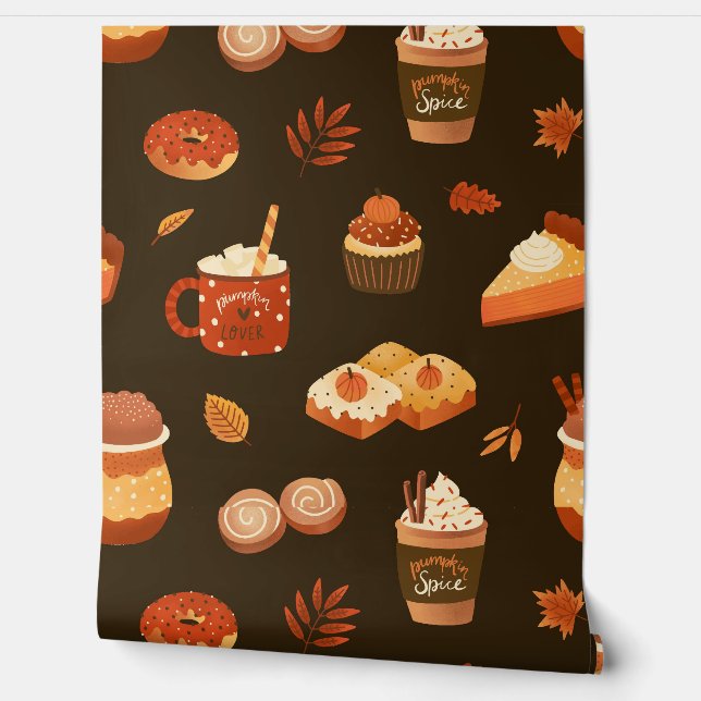 Papier Peint Les desserts d'automne (Déroulement)