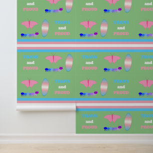 Papier Peint LGBTQIA Transgenre Fierté Caterpillar to Butfly