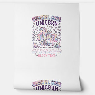 Papier Peint Licorne Crystal Core Licorne Adorable Vector Desig