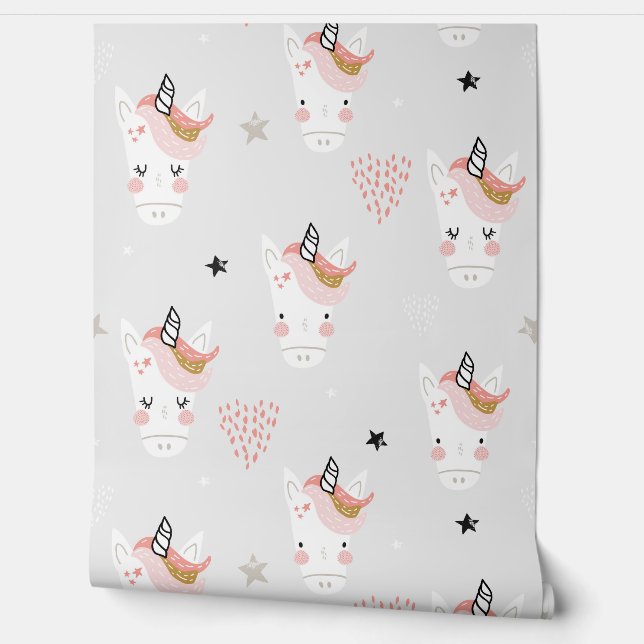 Papier Peint licorne de fées (Déroulement)