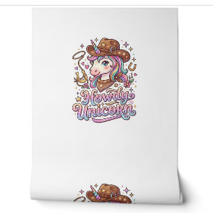 Papier Peint Licorne Howdy Idee Cadeau Licorne Autocollant et T