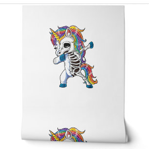 Papier Peint Licorne squelette Dabbing Cadeaux Halloween Femmes