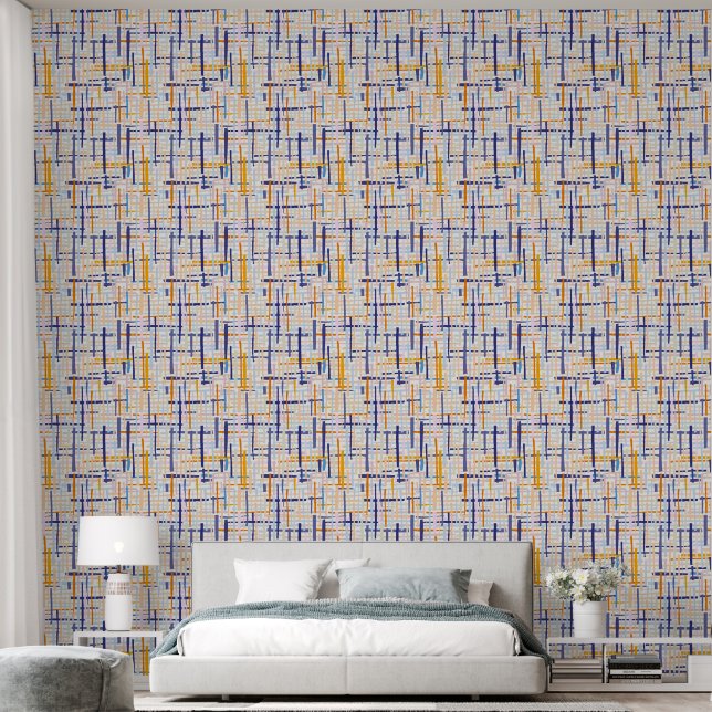 Papier Peint Lignes abstraites (Chambre à coucher)