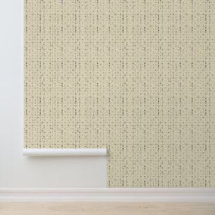 Papier Peint Lignes et points beige