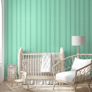Papier Peint Lignes verticales sur le motif vert menthe