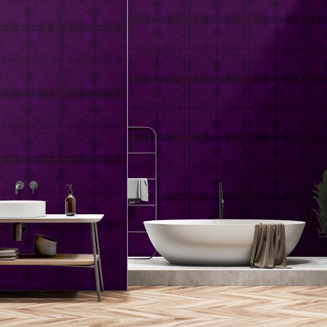 Papier Peint Lilac et Fuchsia Sable clair (Salle de bain)
