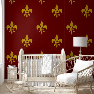 Papier Peint Lily d'Or - luxe royal 2a