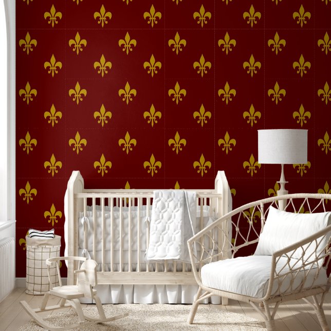 Papier Peint Lily d'Or - luxe royal 2a (Enfants)
