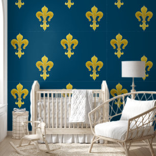 Papier Peint Lily d'Or - luxe royal 4a