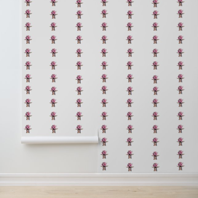 Papier Peint Lily la chèvre Peel & Stick (Application)