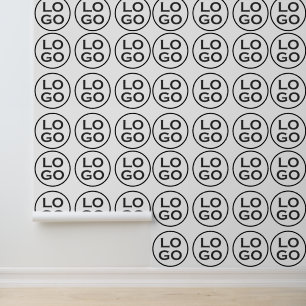 Papier Peint Logo de l'entreprise personnalisée ou image en bla
