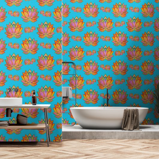 Papier Peint Lotus Dreams paisible (Salle de bain)