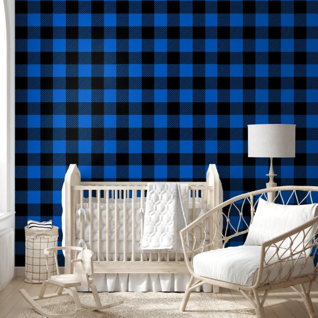 Papier Peint Lumberjack - Plaid Motif 1 (Enfants)