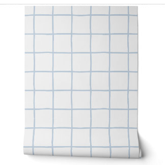 Papier Peint Lumière blanche grille à carreaux minimaliste scan