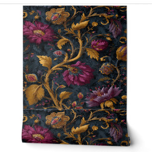 Papier Peint Luxury Floral Vintage Royal Saffron