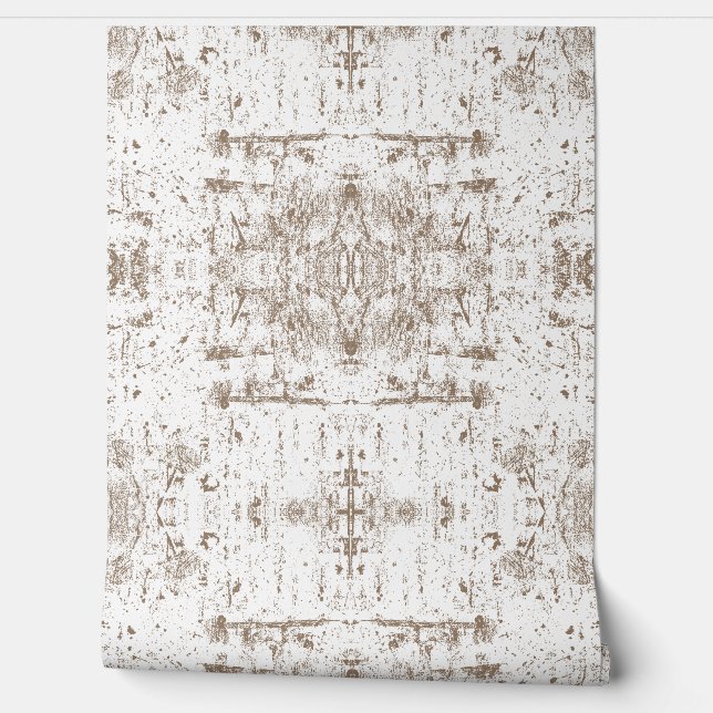 Papier Peint Luxury Neutral Abstract Grunge Seamless Pattern (Déroulement)